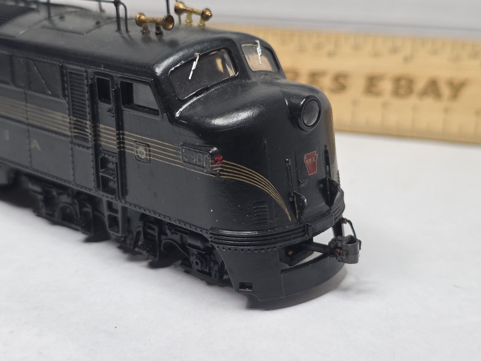 2 Custom Roco HO Scale Pennsylvania PRR 5900 5901 E7 A Diesel Loco Read Desc.