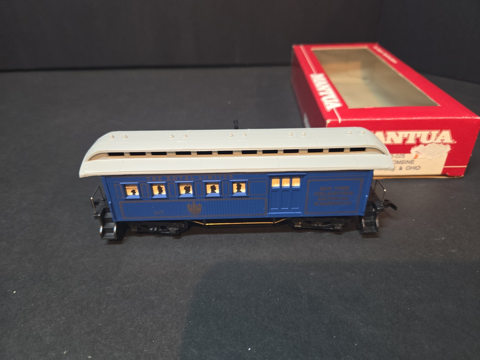 Mantua Passenger & Log Car Bundle! 3 Train Cars HO Scale See Details! US Seller