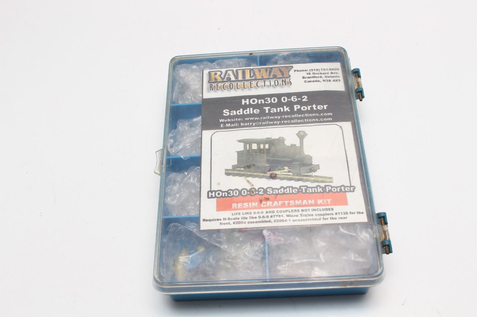 HON30 HON2 SADDLE TANK PORTER 0-6-2 RAILWAY COLLECTIONS RESIN CRAFTSMAN KIT BACH