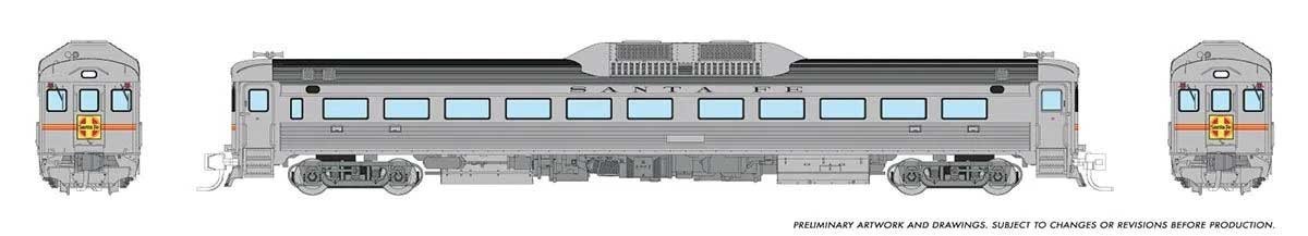 Rapido 516502 N Budd RDC-1 Phase 1 – Sound and DCC Santa Fe #DC-191, DC-192