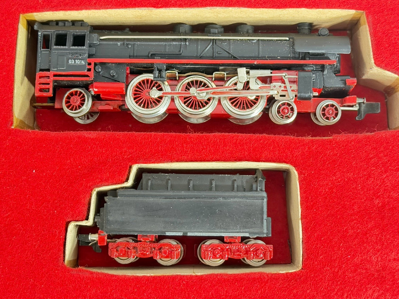 Rokal TT Locomotive With Tender Passenger Cars Set Germany Vintage In Box