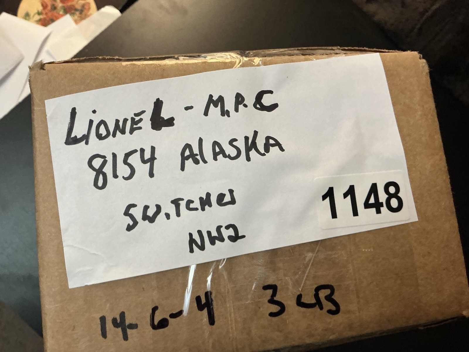 Lionel 6-8154 O Gauge Alaska SW-1 Diesel Switcher #8154 MPC 1981
