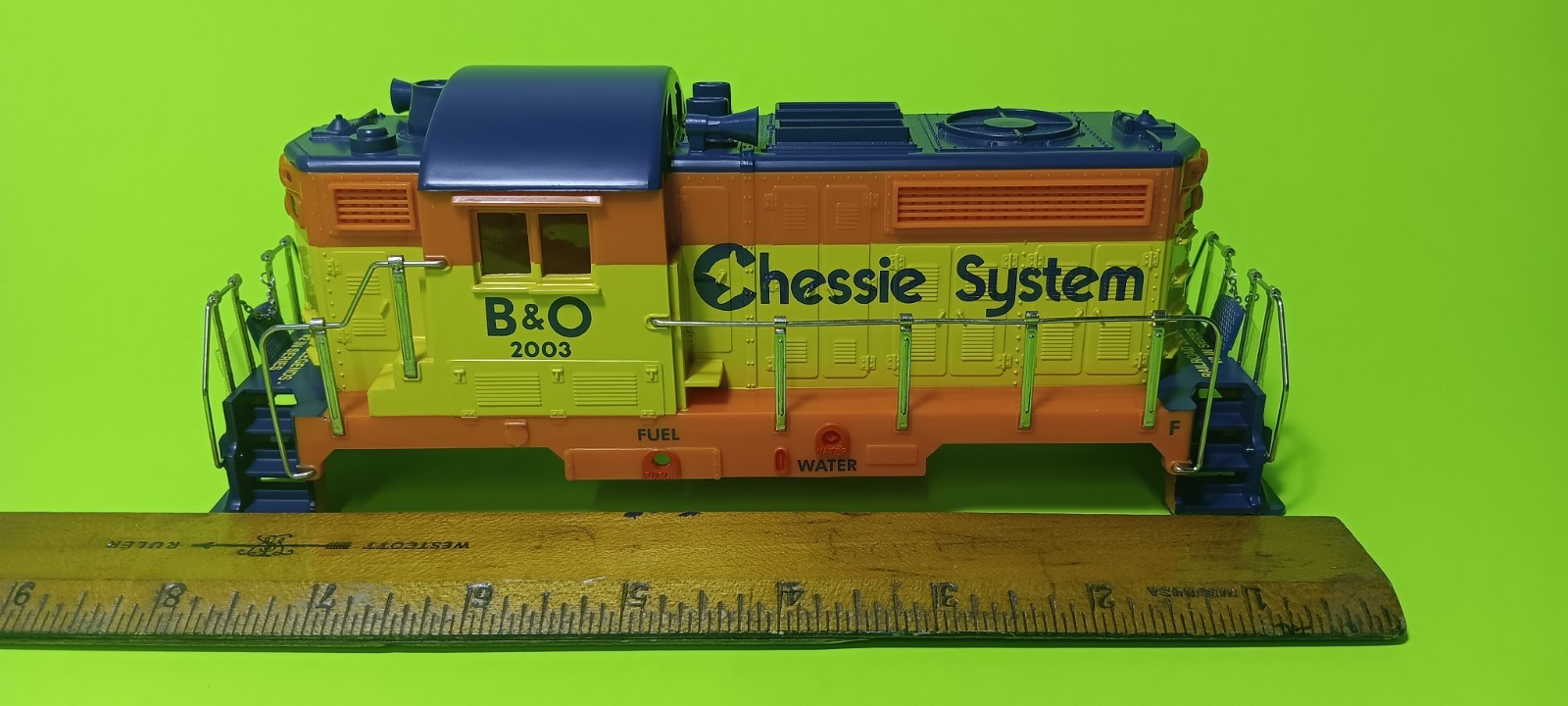 Chessie B & O NEW TRAIN ENGINE BODY BEEP SHELL O GAUGE MODEL RAILROAD LEGEND #2