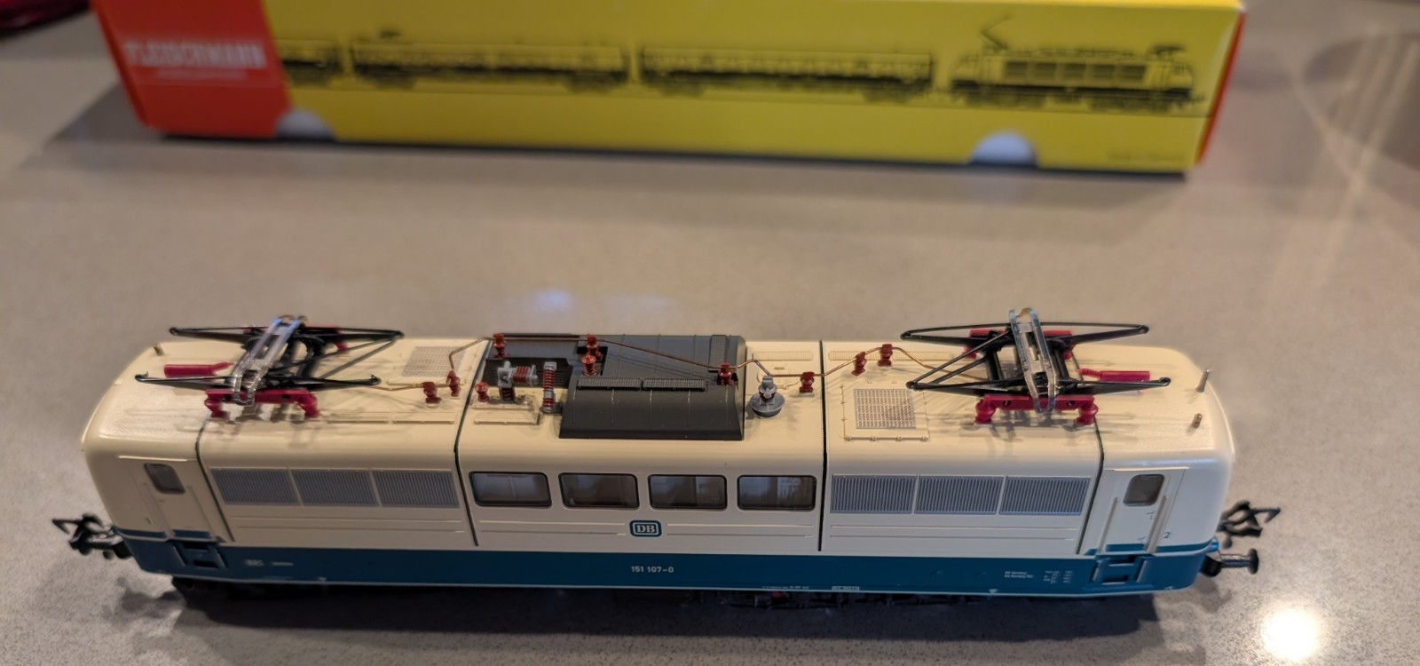 Fleischmann 4381 H0 DB BR 151 Electric Locomotive – Excellent Detail