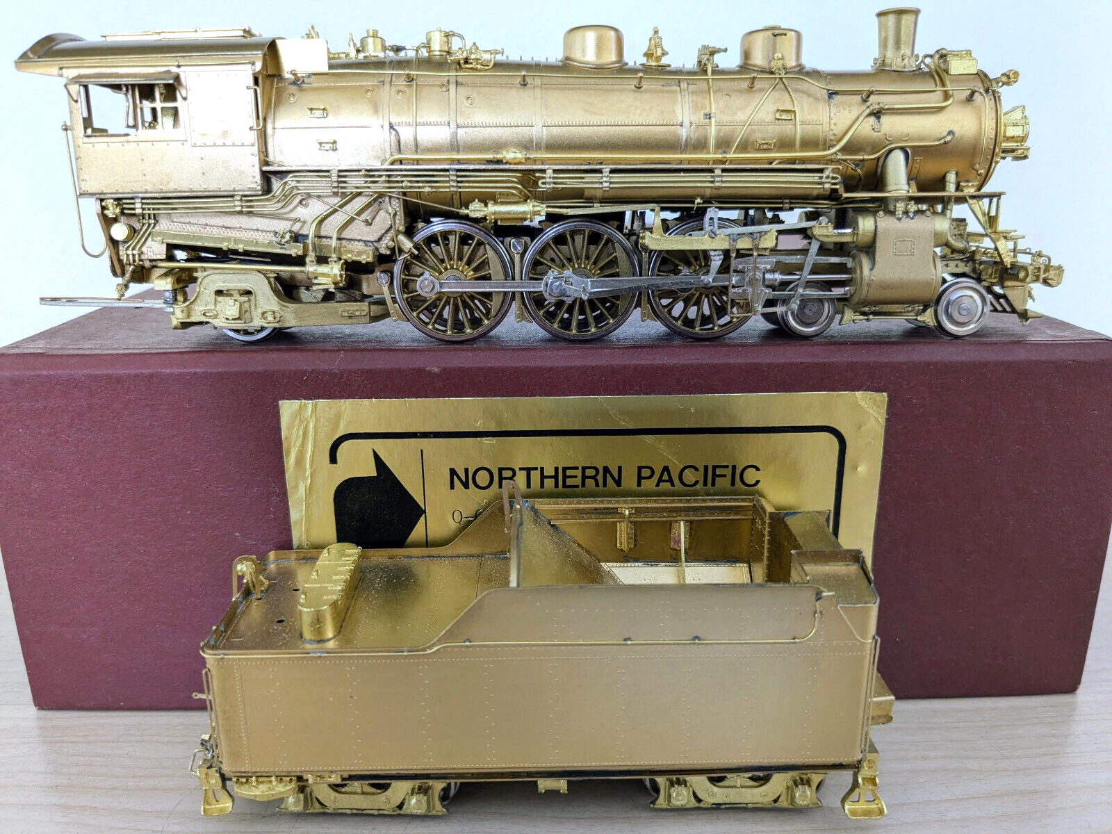 1 OF ONLY 20! *LNIB W&R BRASS NP NORTHERN PACIFIC CLASS Q-6 4-6-2 HO *RUNS G@@D!
