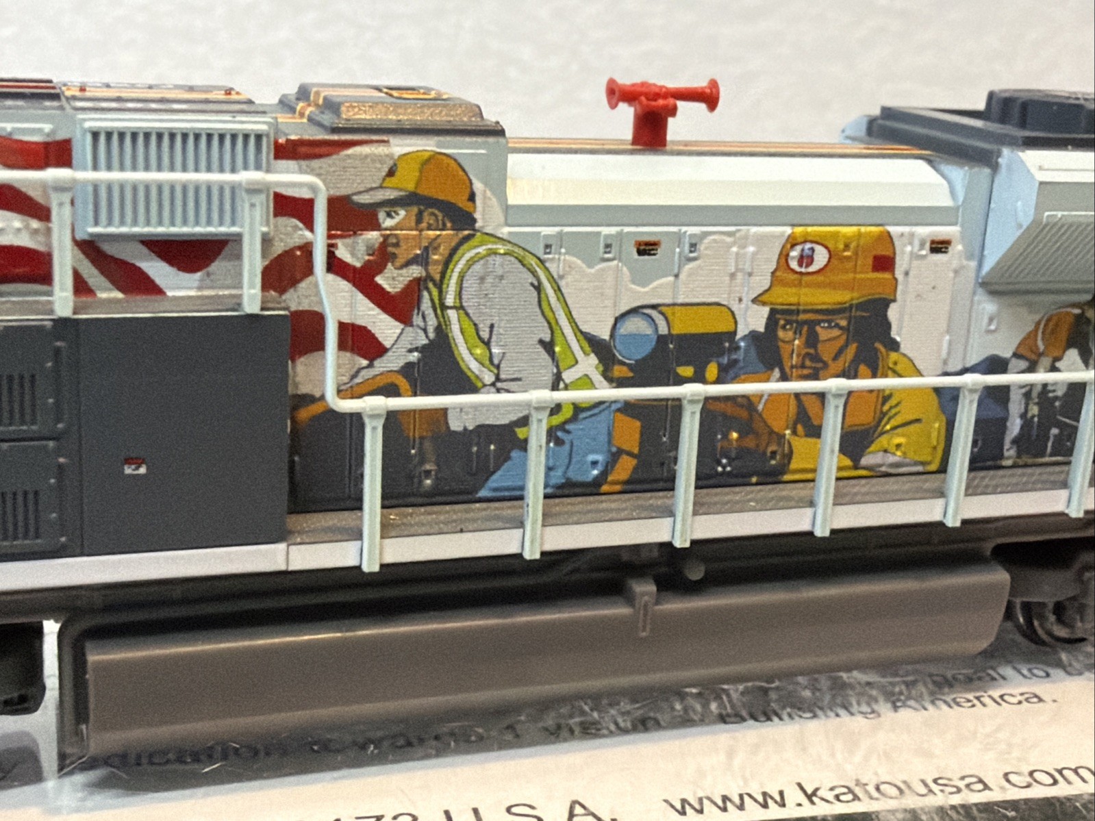 Kato N Scale EMD SD70ACe UP #1111 “Powered By Our People” Used Tested Runs