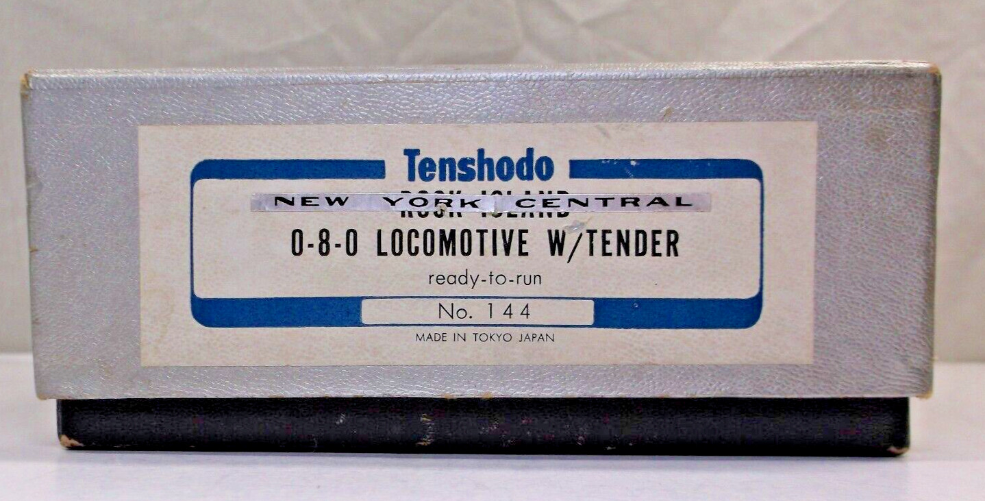 HO Tenshodo brass New York Central 0-8-0 steam engine in orig box (lot BB 472)
