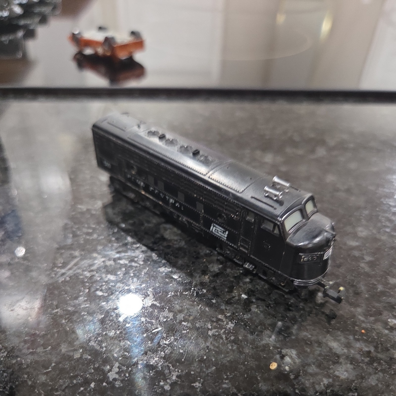 Aurora Postage Stamp Train N Scale #4859 Penn. Central F9-A Diesel Loco. NEW