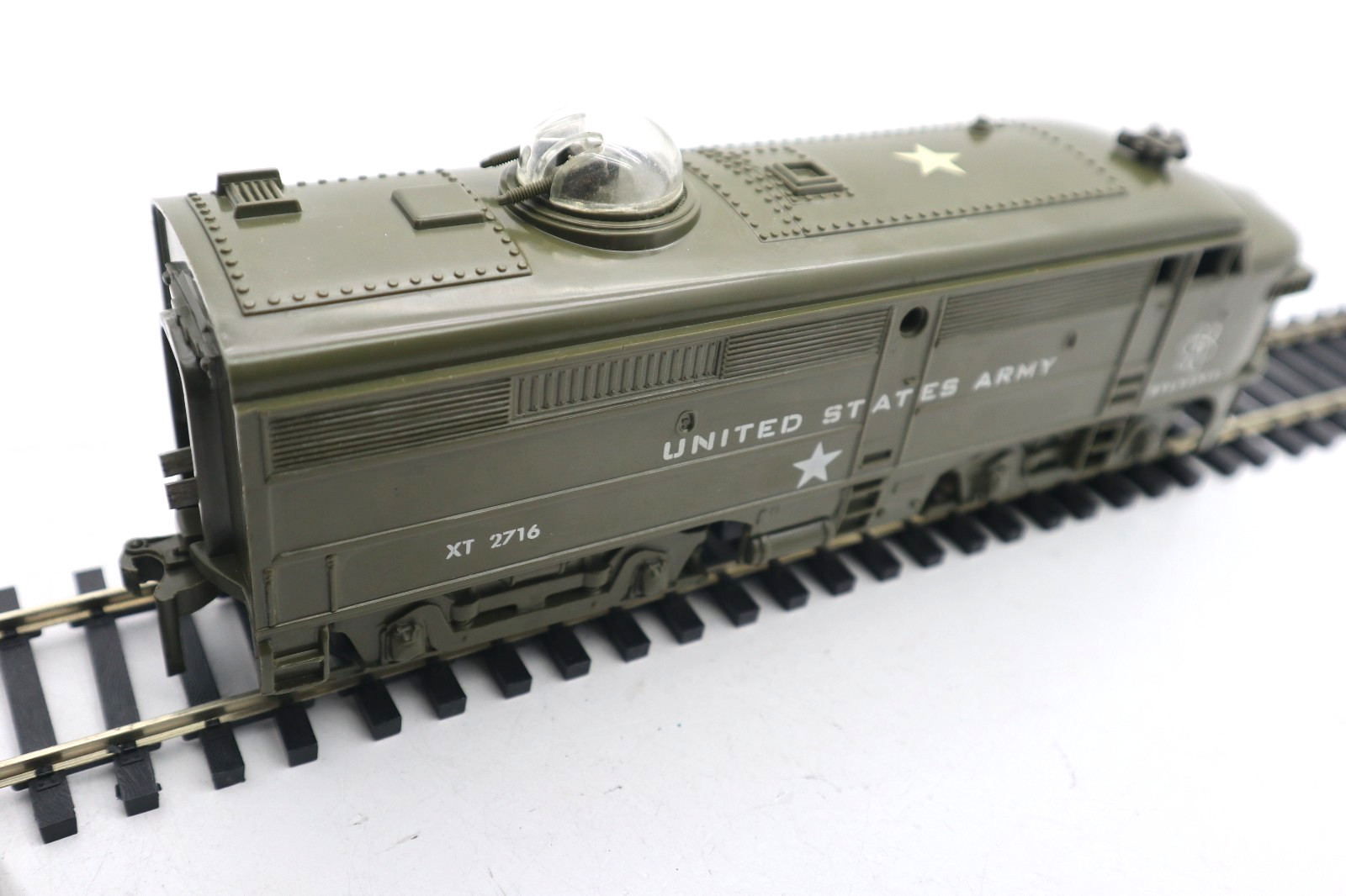 KMT Kusan Auburn 2716, O, 2 Rail, U. S. Army Alco Diesel Locomotive, C-7 EX
