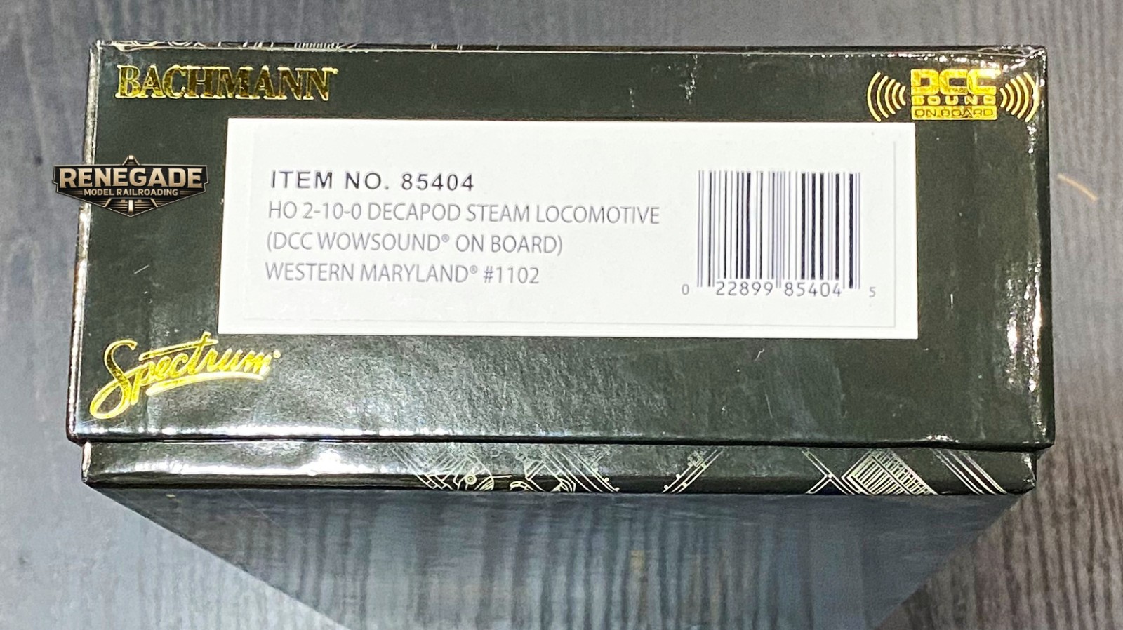 Bachmann 85403 HO Frisco #1624 2-10-0 Decapod Steam Locomotive DC/DCC Wow Sound