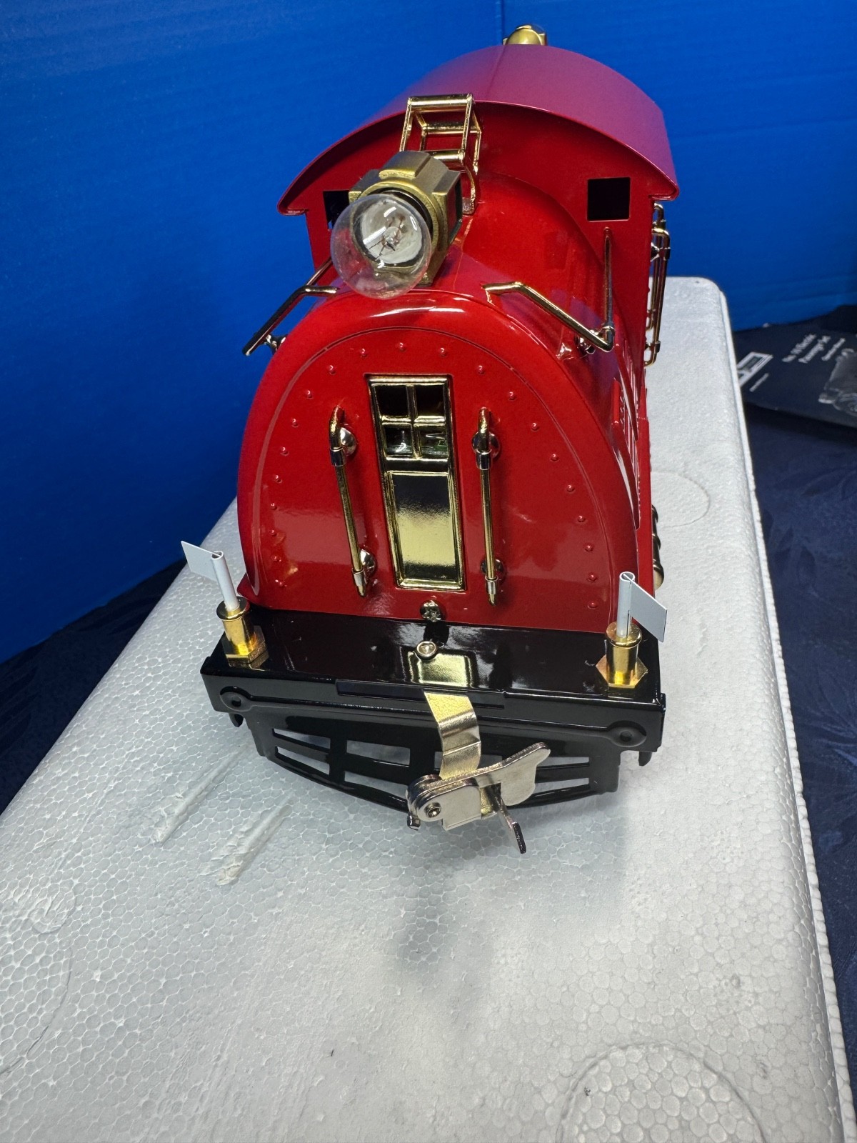 Mth Red Std. Gauge Tinplate No. 10 Electric Locomotive