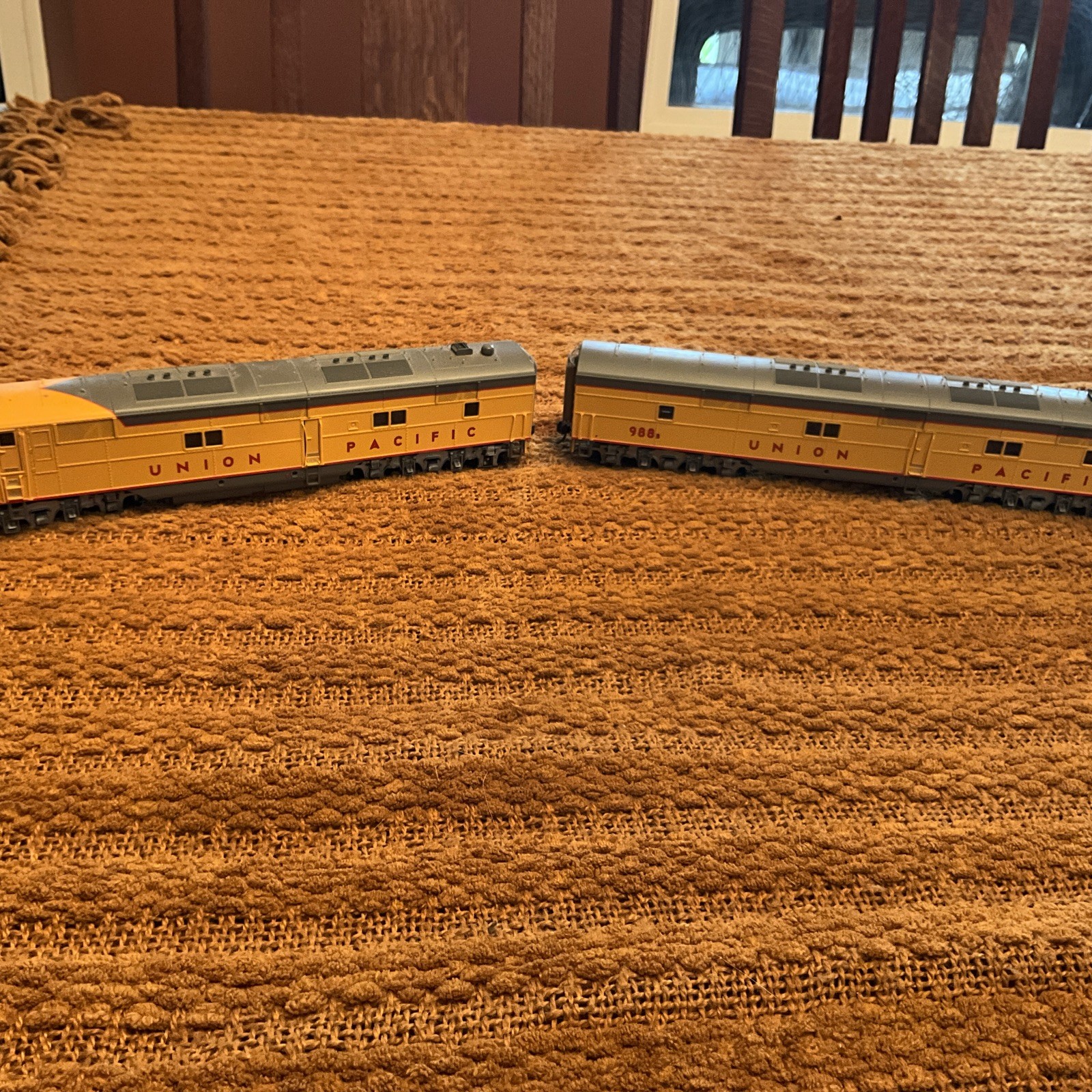 Broadway Limited Union Pacific #989 & 988 Tested With 9Volt Battery