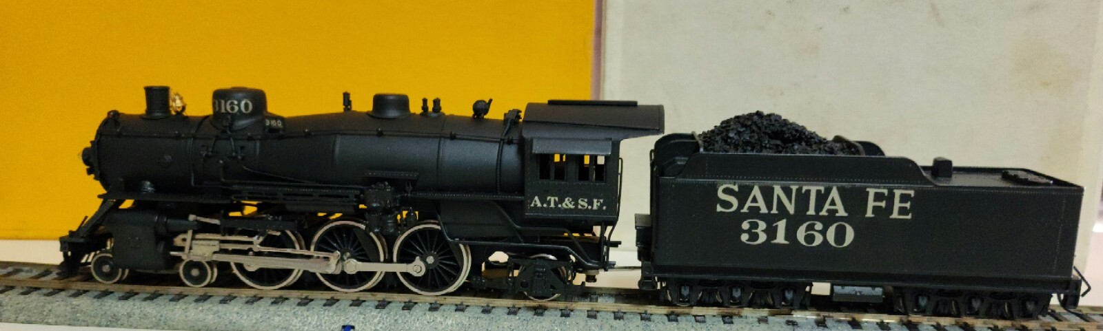 HCB by AHM HO Brass AT&SF 4-6-2 CLASS 3160 Stock #425