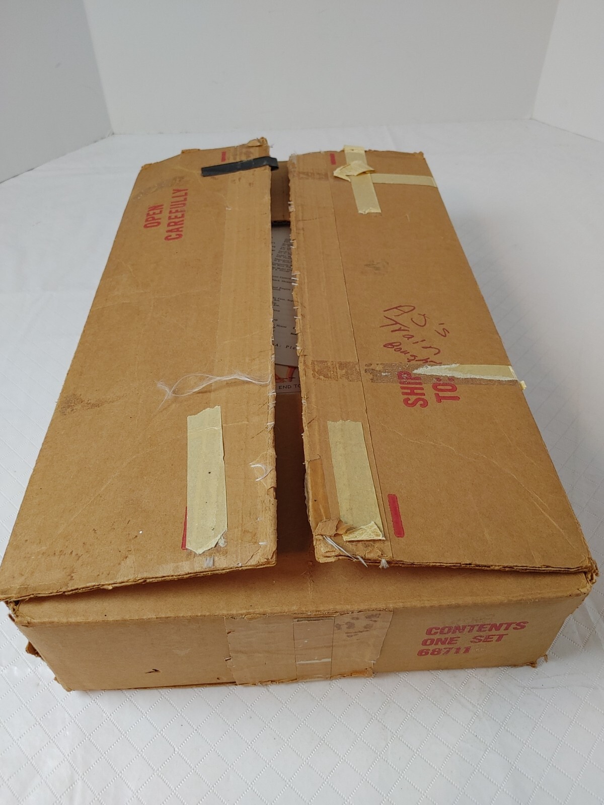 Vintage 1973 AMH Train Set #68711 HO Scale Original Box SEE DESCRIPTION #21259