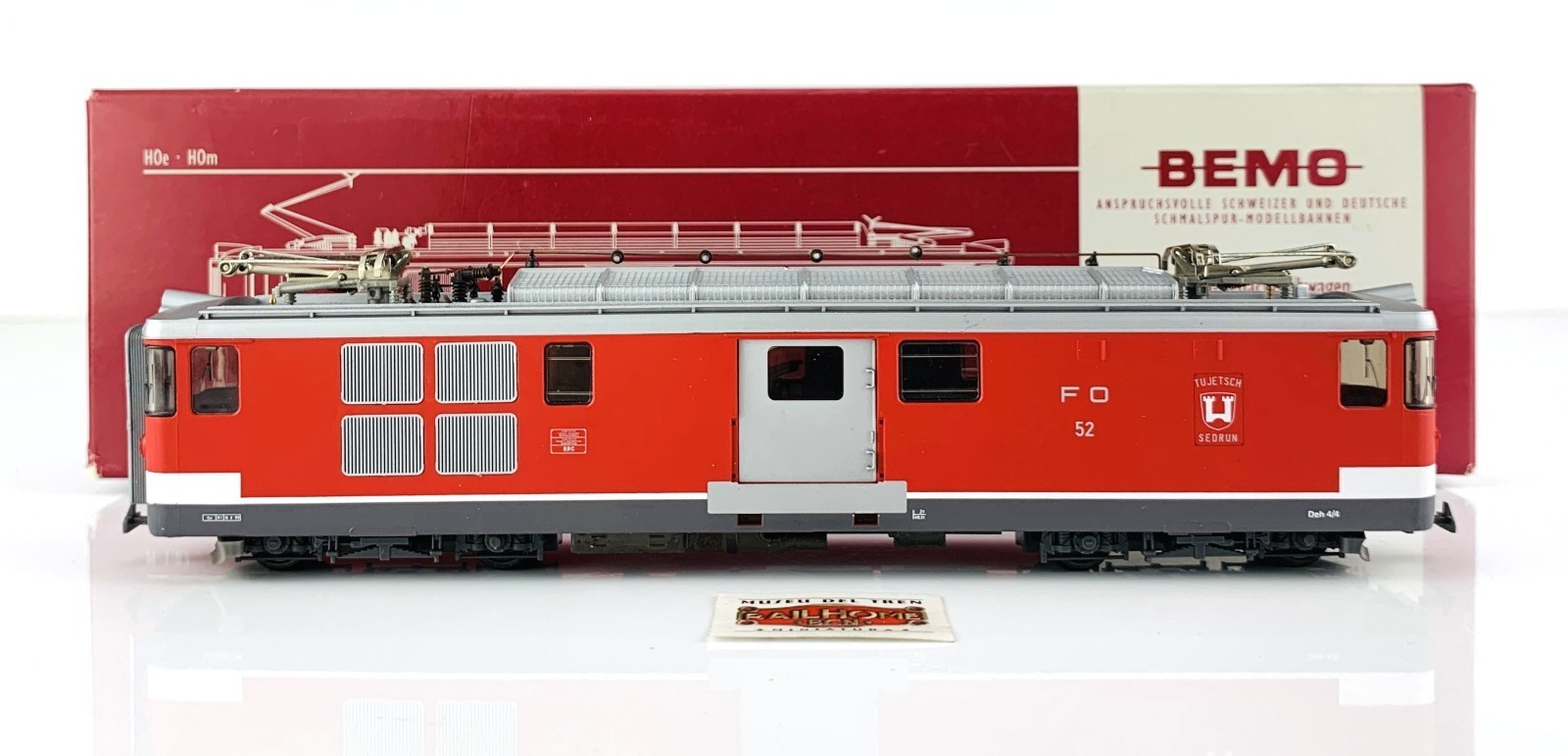 PR33 – BEMO H0m 1263 212 – FO Deh 4/4 52 PENDELZUGTRIEBWAGEN – ANALOGUE DC