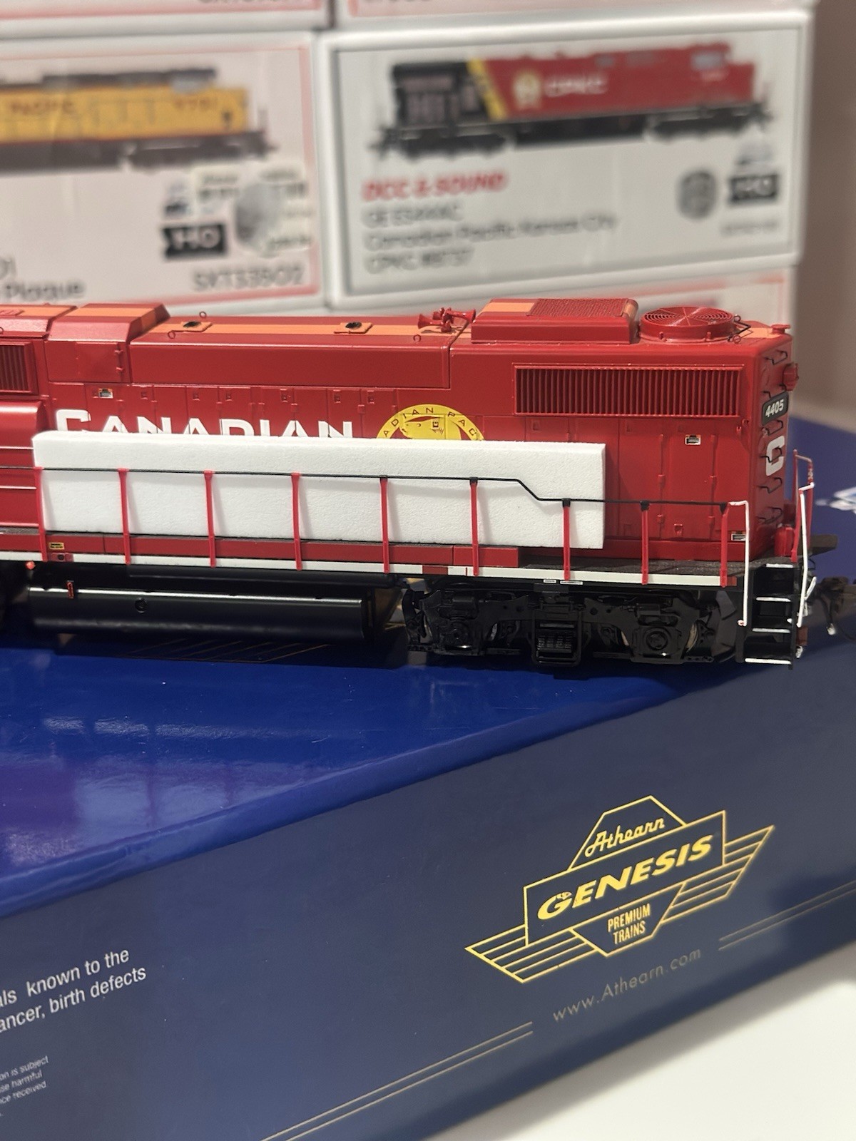 HO Athearn Genesis DCC Sound Canadian Pacific GP38-2 #4405 Lightly Used