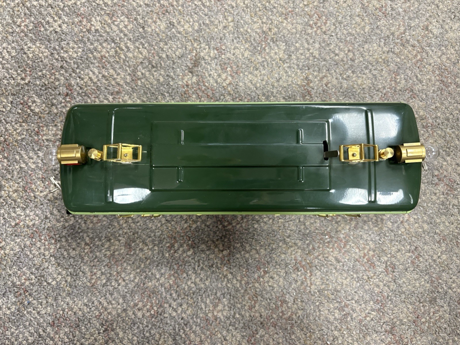 + MTH Standard Gauge Tinplate Two Tone Green 9E Locomotive Traditional 10-1066-0