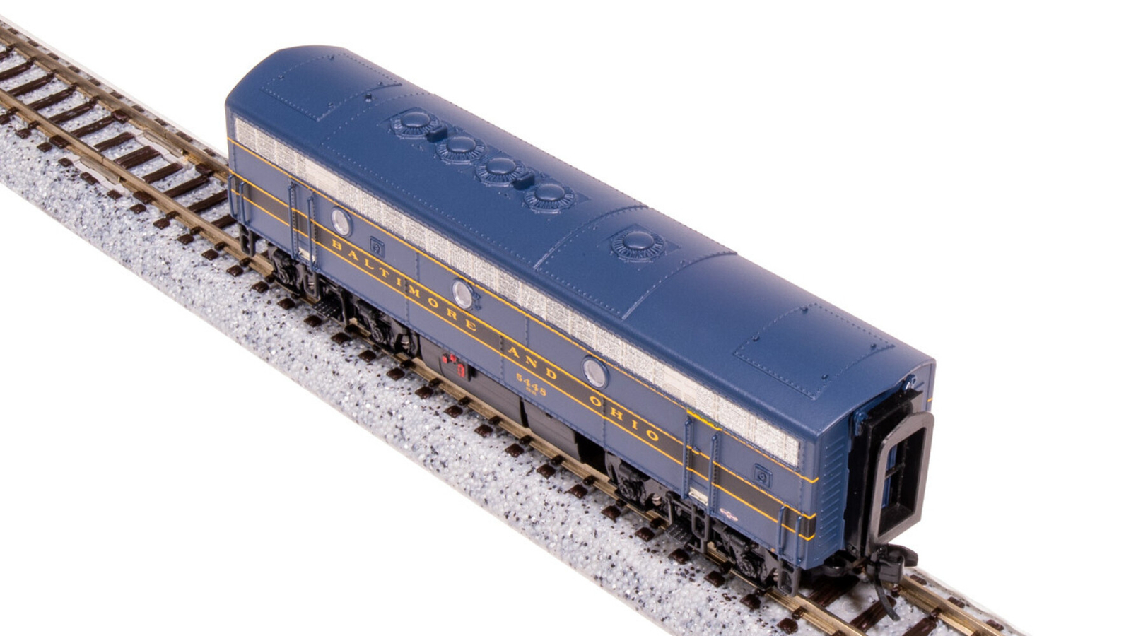 Broadway Limited 7767 N B&O EMD F7B Blue, Black, Gold Diesel Locomotive #5456