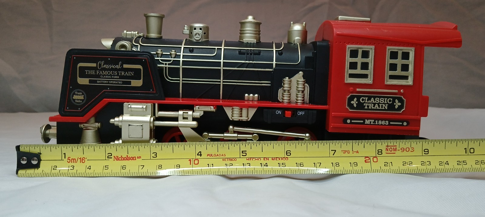 Hot Bee Classic Train Toys Steam Locomotive Engine Only MT.1863 The Famous Train