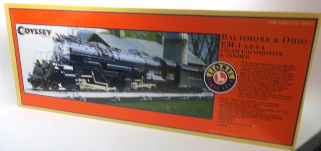 Baltimore Ohio EM-1 2-8-8-4 Steam Locomotive & Tender Lionel 6-28051