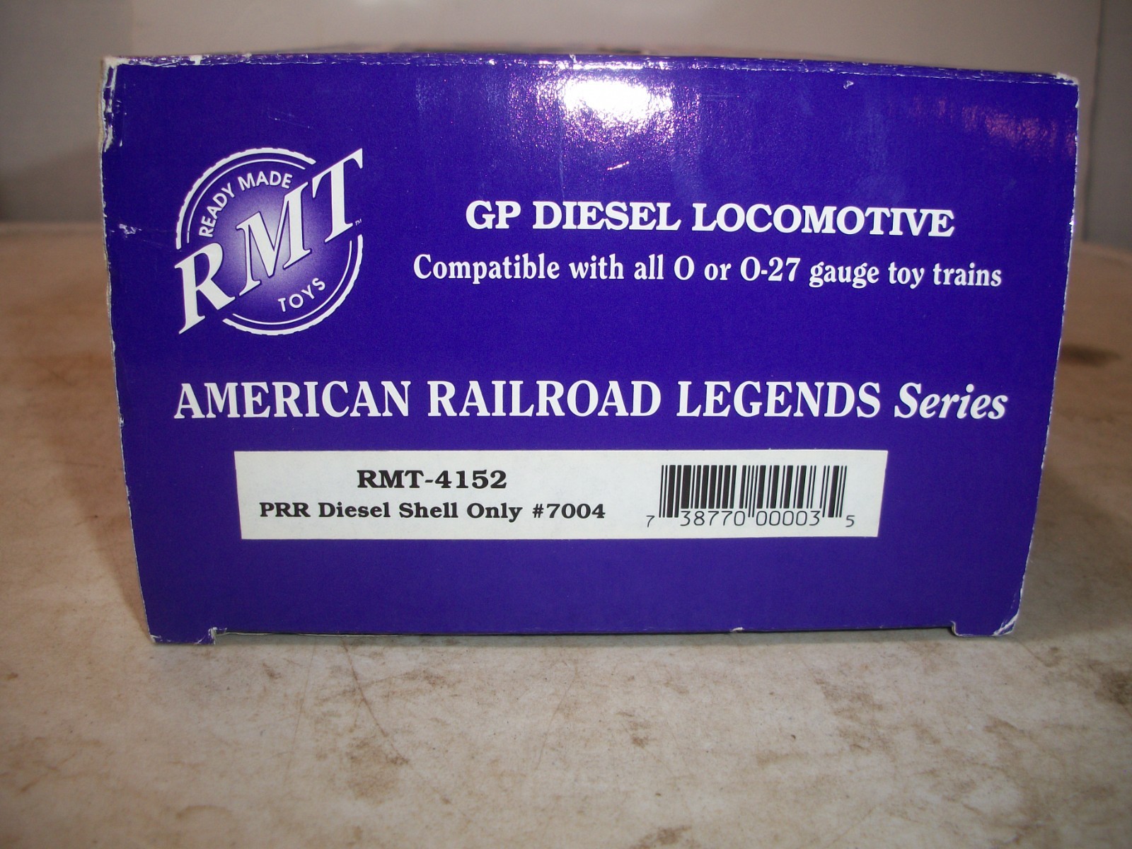 RMT PRR PENNSYLVANIA O GAUGE GP DIESEL LOCOMOTIVE SHELL ONLY CAB # 7004 RMT-4152
