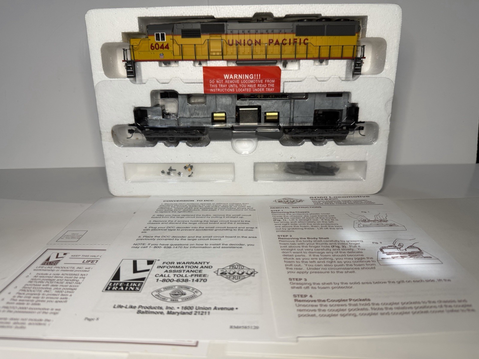 Proto 2000 EMD SD60 Union Pacific UP 6044 – DCC Ready NIB Tested