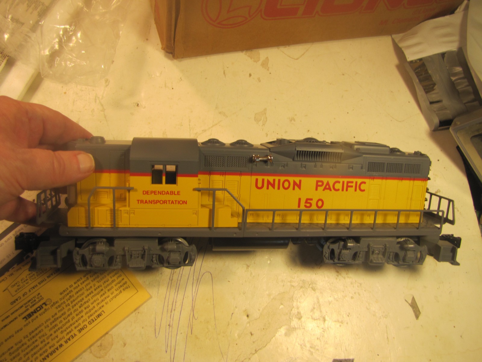 Lionel for Sears 6-18553 Union Pacific with Display Case in original box