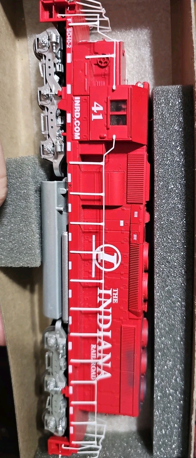 athearn blue box locomotives ho scale SD40-2 INDIANA RAILROAD #41 Weathered