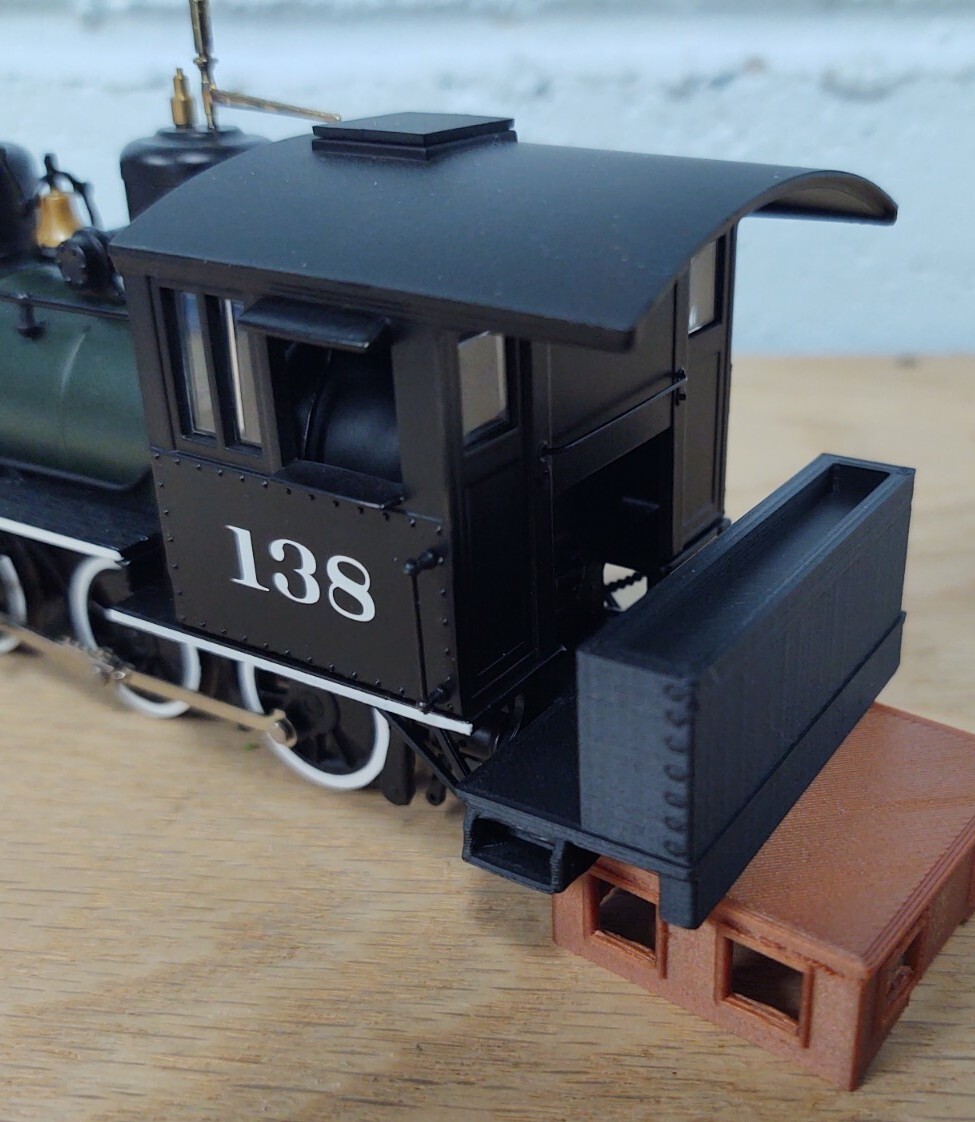 On30 MEDIUM SIDE TANKS AND BUNKER for the Bachmann Mogul 2-6-0. 3D Print NEW!