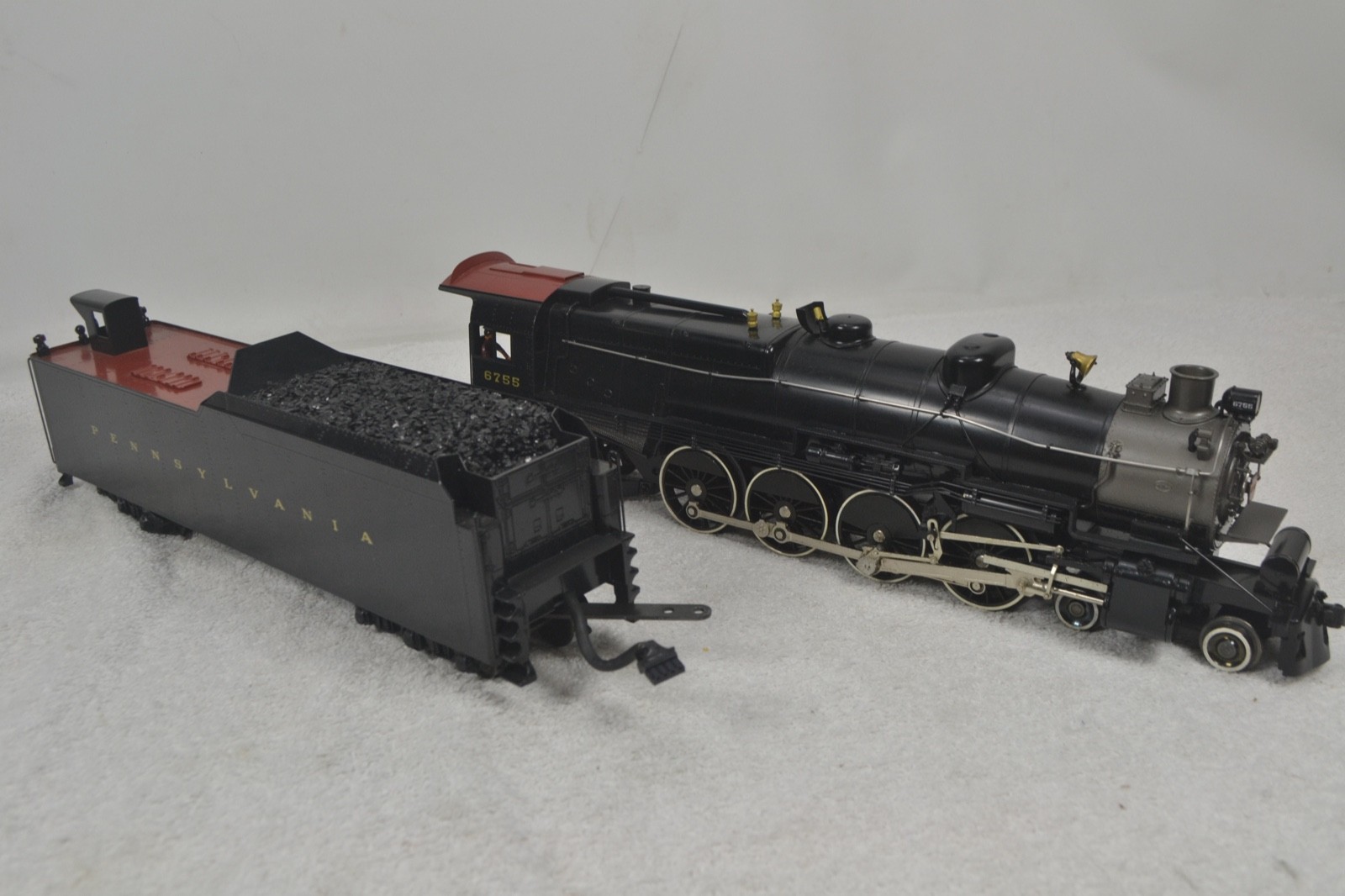 WEAVER O GAUGE BRASS 3 RAIL PENNSYLVANIA M-1A MOUNTAIN LOCOMOTIVE, LN-OB