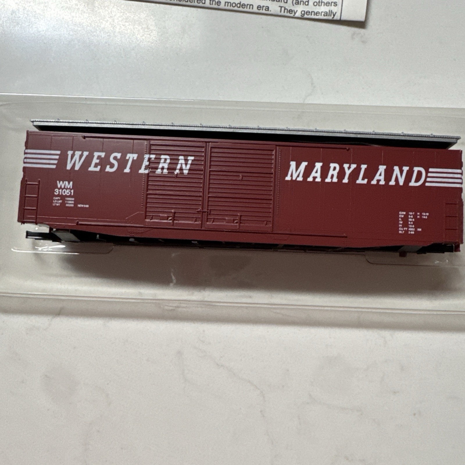 Stewart Hobbies 9150 HO Western Maryland F7A Phase I Late Powered Locomotive