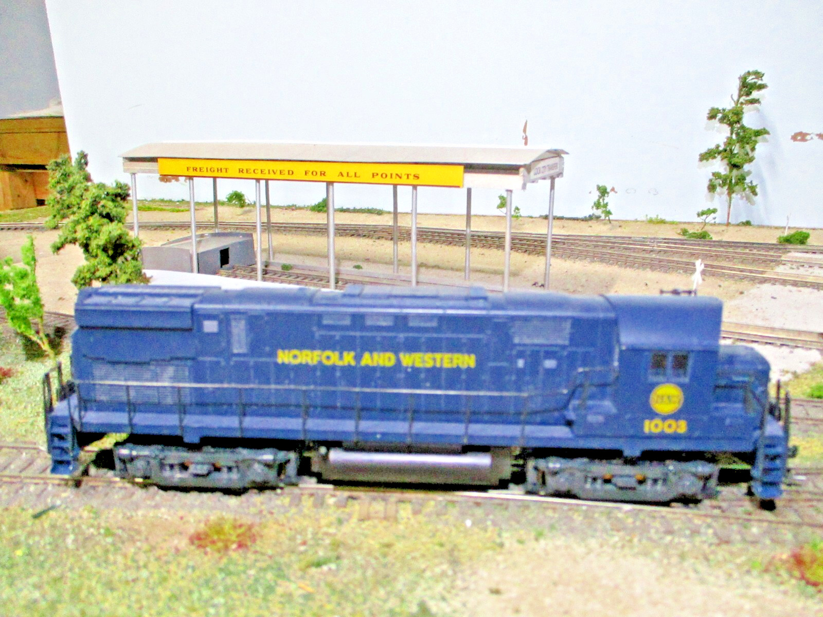 N&W 1003 ALCO CENTURY C424 ATLAS/KATO 8550 SERIES DC,DCC FRIENDLY, USED, KADEE’S