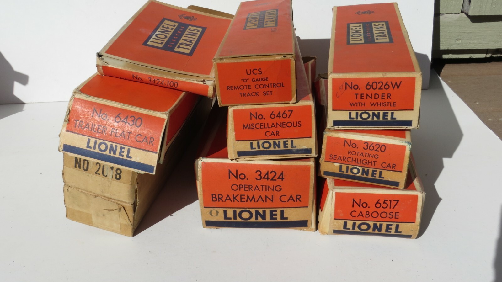 Lionel Postwar 2265WS Set 1950s w/ Boxes: 2018 6430 3424 6026W 3620 6517