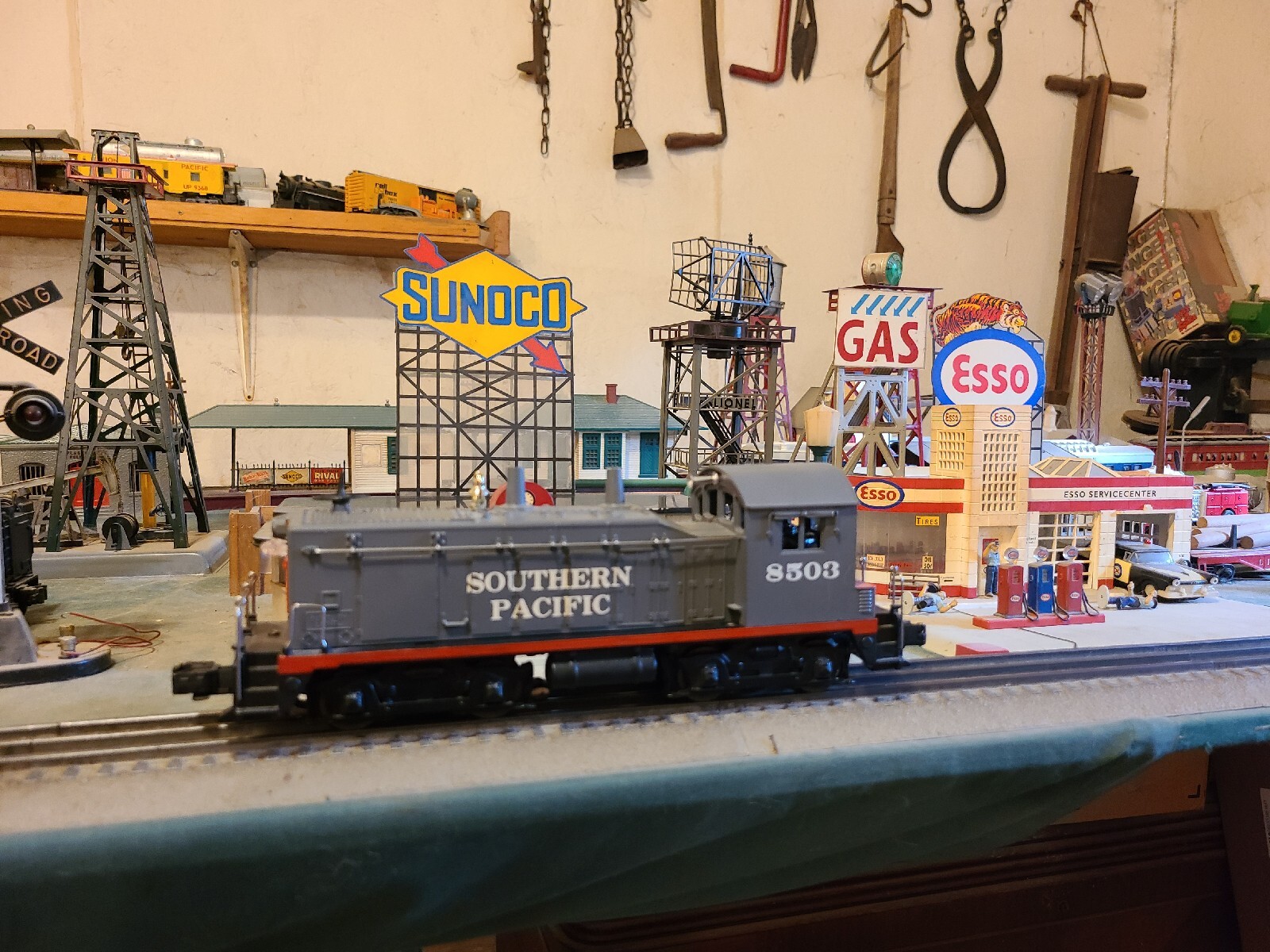 Lionel O Southern Pacific Diesel Loco Switcher Bell Ringer Serviced In Box ! !