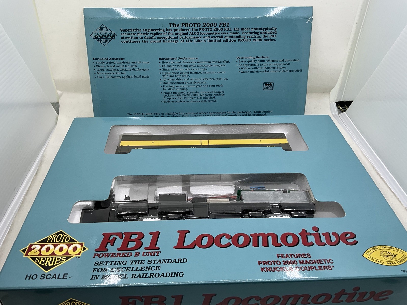 NIB LifeLike HO Scale Seaboard Air Line FB1 Diesel Loco DCC Ready #4300 #23470