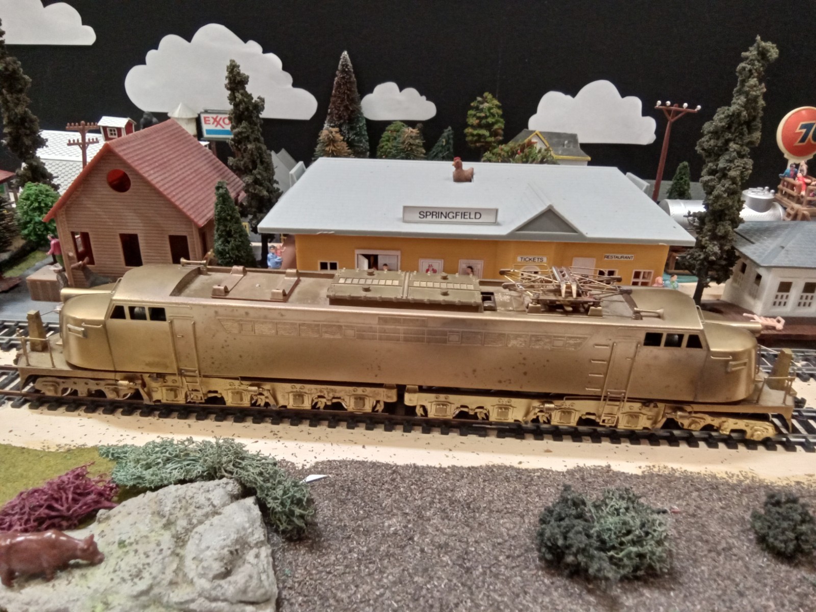 1949 Northwest Short Line GE Brass HO Scale EF4 2-D-D-2 Little Joe Engine In Box