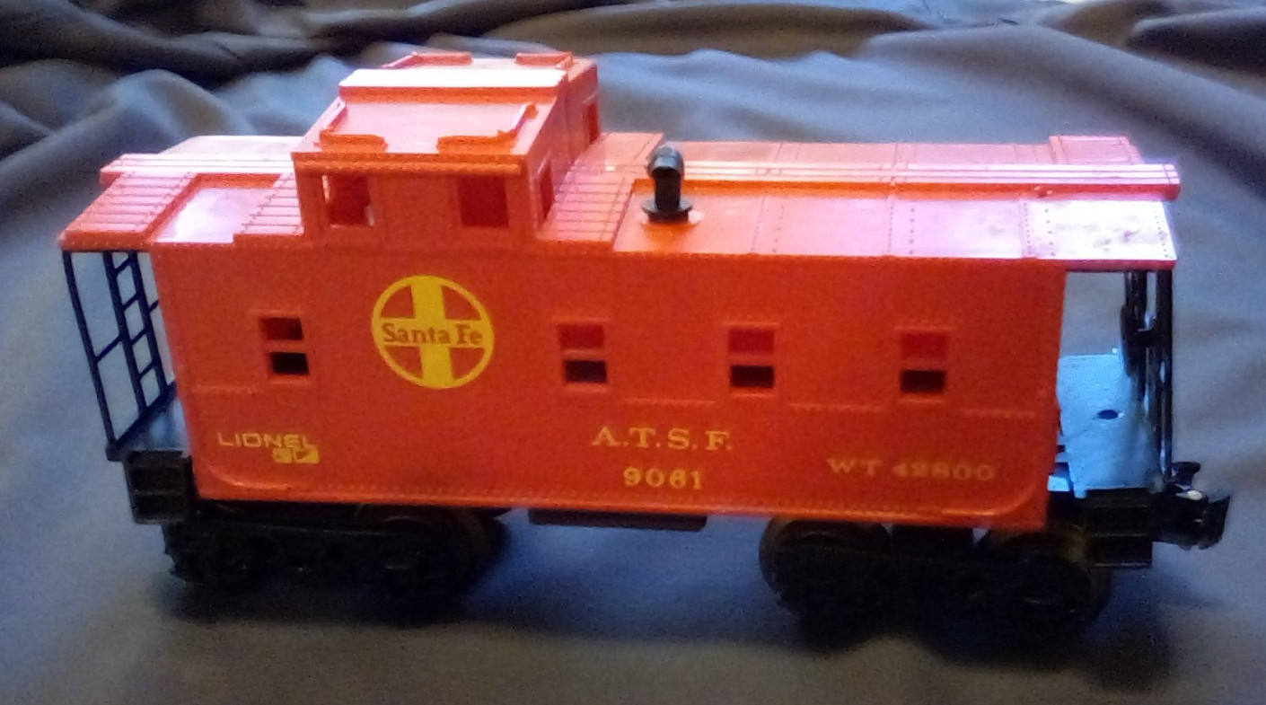 Lionel O Scale 2-4-0 Santa Fe ATSF Steam Engine & Cars Lot FREE SHIPPING!