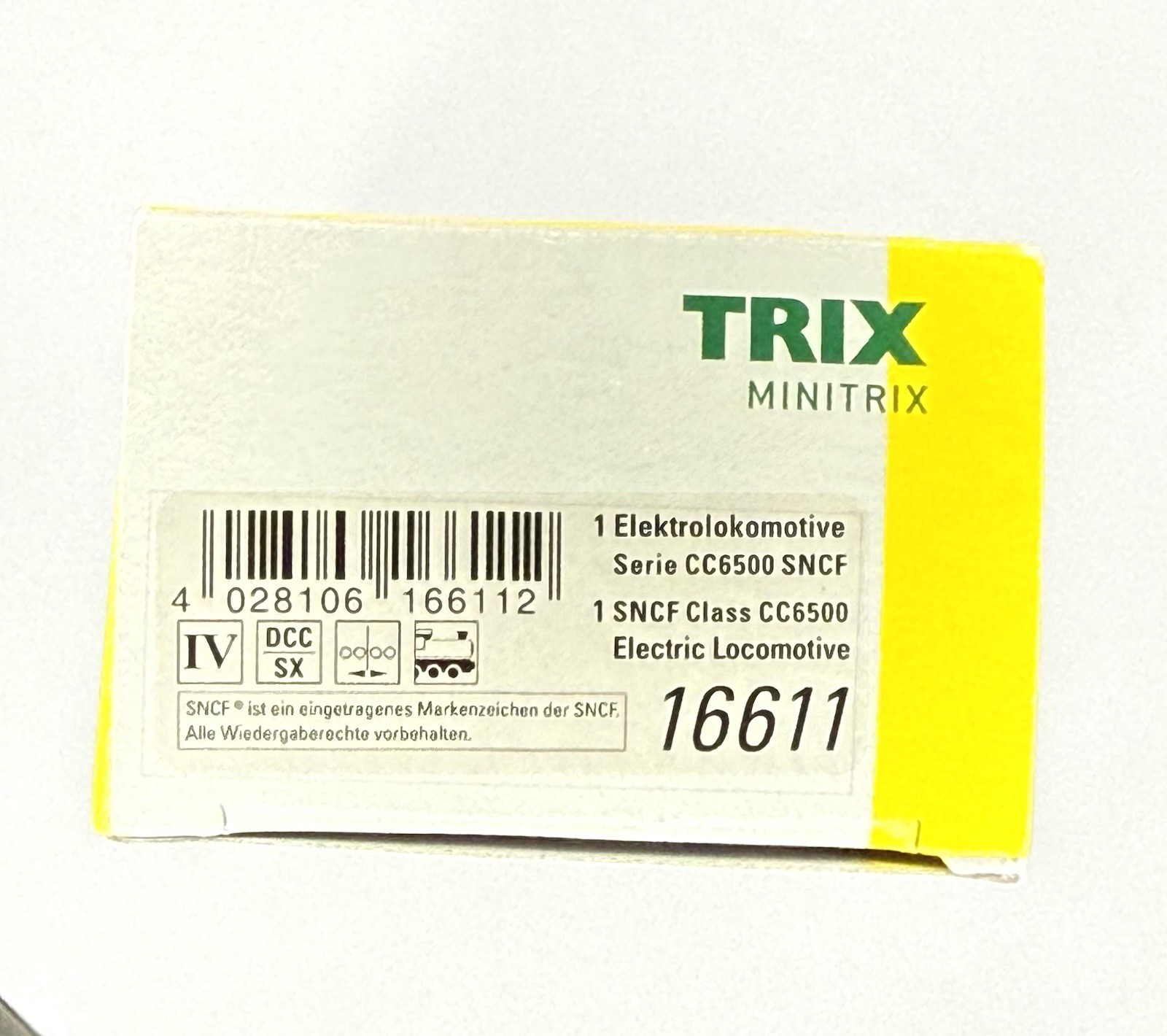 Minitrix 16611 SNCF CC 6528 Capitole Electric Locomotive N Scale DCC New