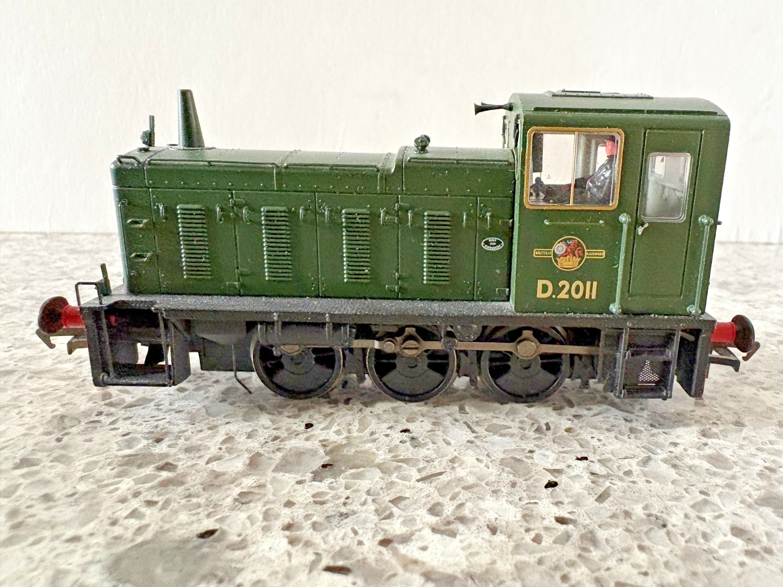 BACHMANN CLASS 03 DIESEL SHUNTER BR PLAIN GREEN LATE CREST D2011 DCC FITTED