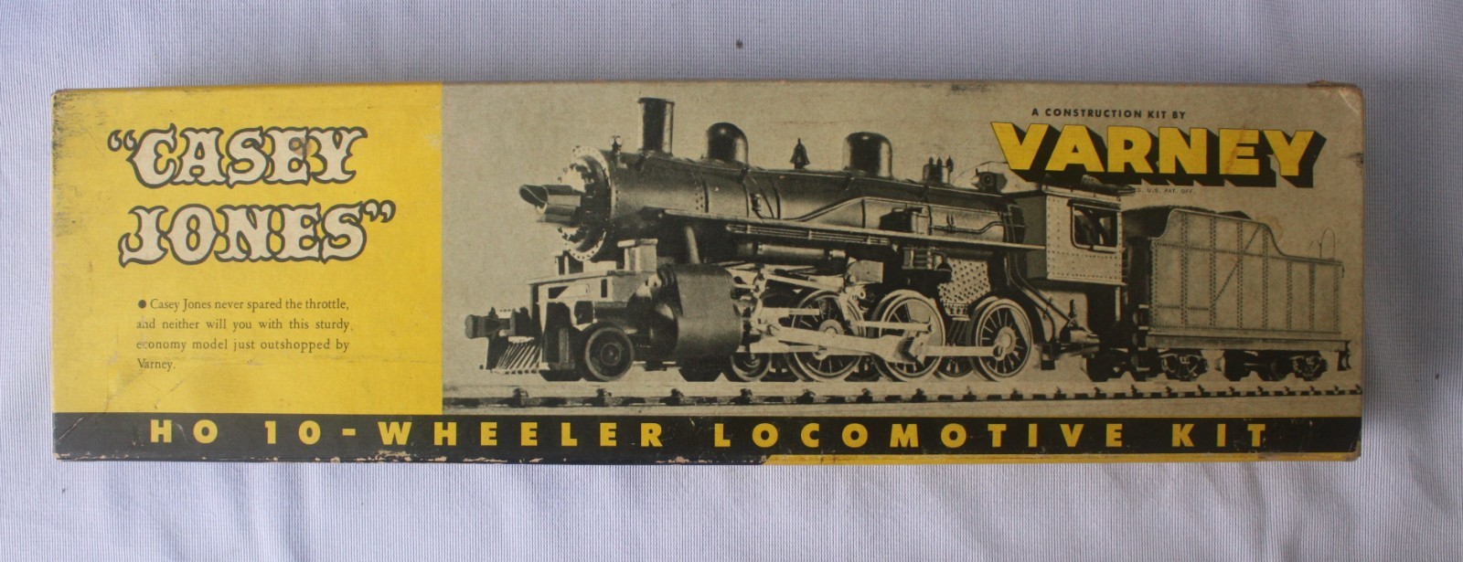 Varney 2450K HO Casey Jones 10 Wheeler Diecast Locomotive Kit