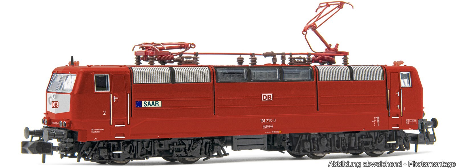 Arnold Hn2493S Db 181 214-8 Livery Red Traffic Dcc Sound Scale N 1/160