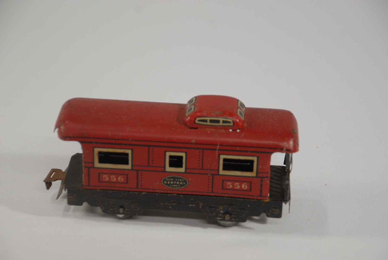 VINTAGE MARX TIN LITHO NEW YORK CENTRAL AND OTHER TRAIN CARS, 4 PIECES USA