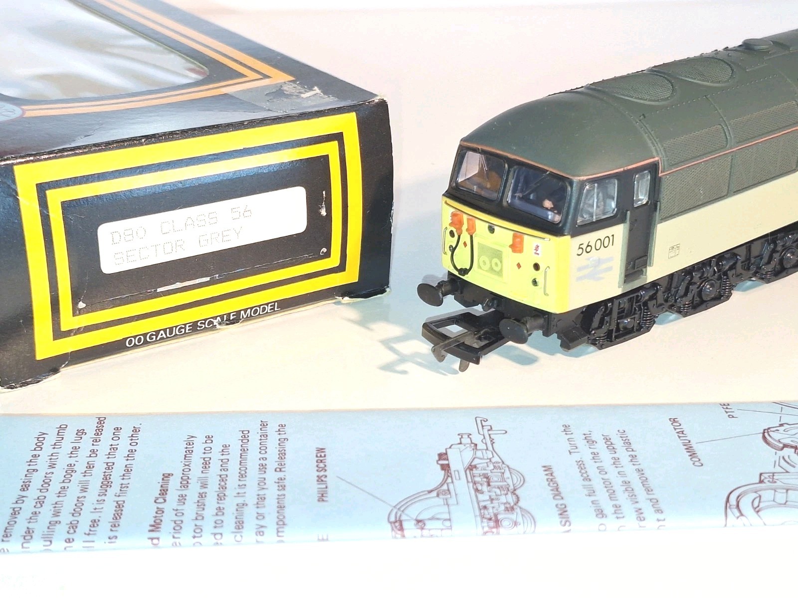 Dapol D80 Class 56 Diesel 56001. New Old Stock. Mint Cond. 2 Rail DC. Boxed. OO