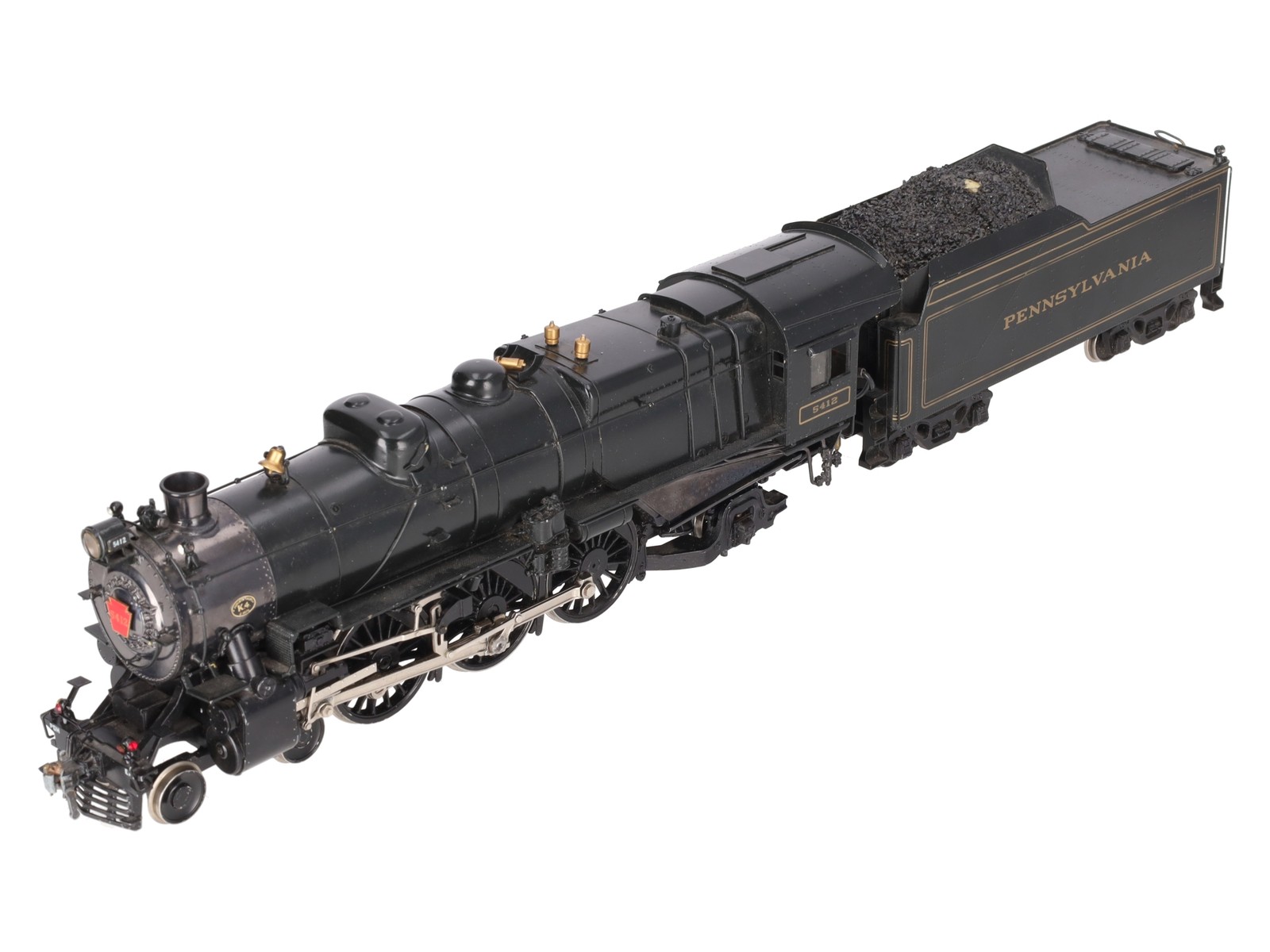KTM Scale Models K-4 O Scale Pennsylvania 4-6-2 Steam Locomotive & Tender #5412