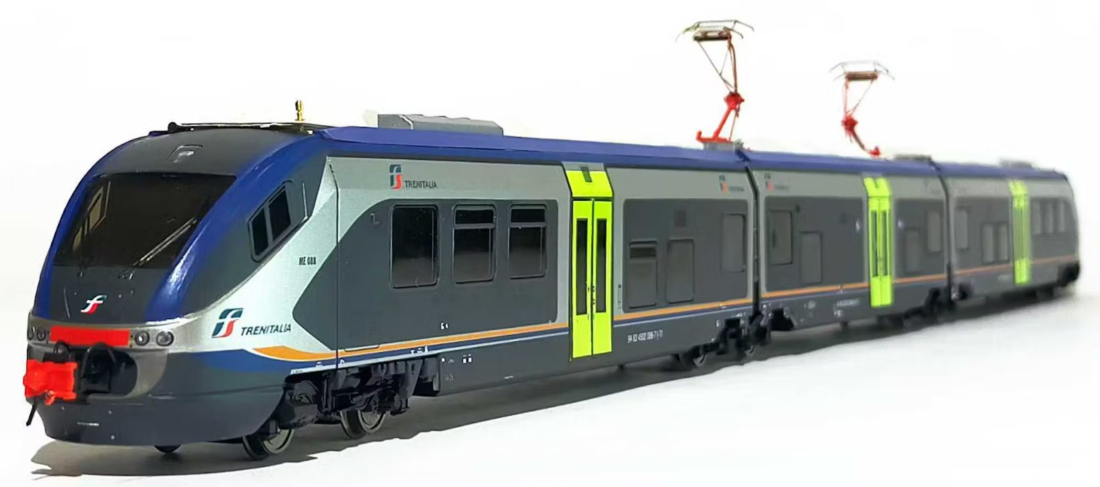 Vitrains 1144 Minuetto Electric FS Trenitalia Livery DTR Gray/Blue Illuminated