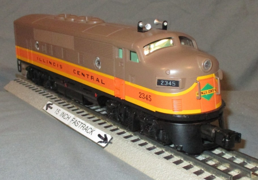 MTH 30-2775-1 Illinois Central F-3 A-B-A w/ Smoke & Snds PS2 3v O ga wks/ Lionel