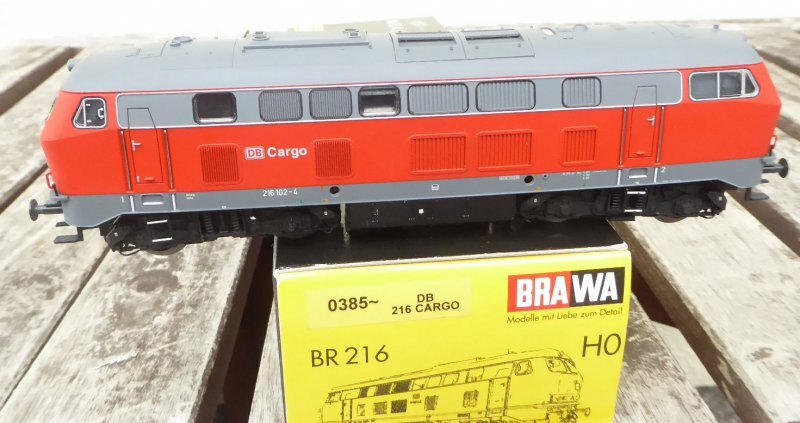 Brawa 0385 H0 Diesel Br 216 102-4 DB Cargo Epoch 5/6, 3-Leiter AC Digital