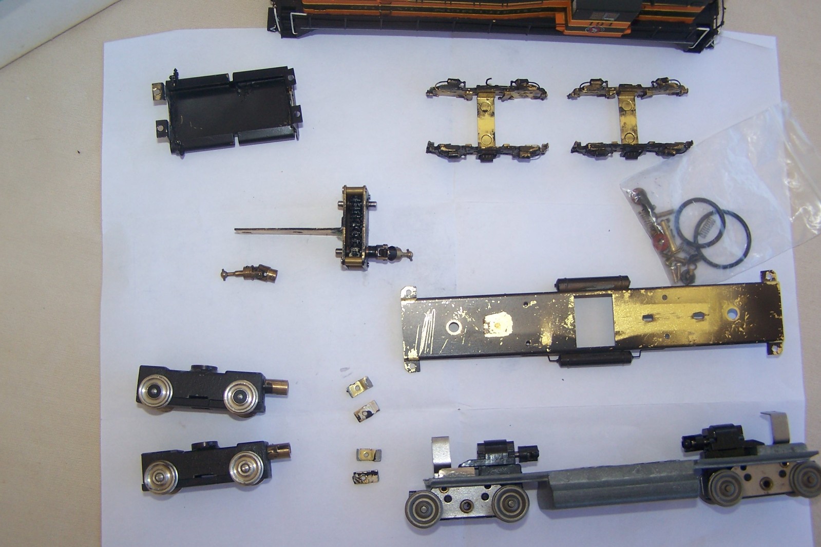 OMI Overland Great Northern GN EMD NW-5 Brass Diesel Locomotive-HO scale PROJECT