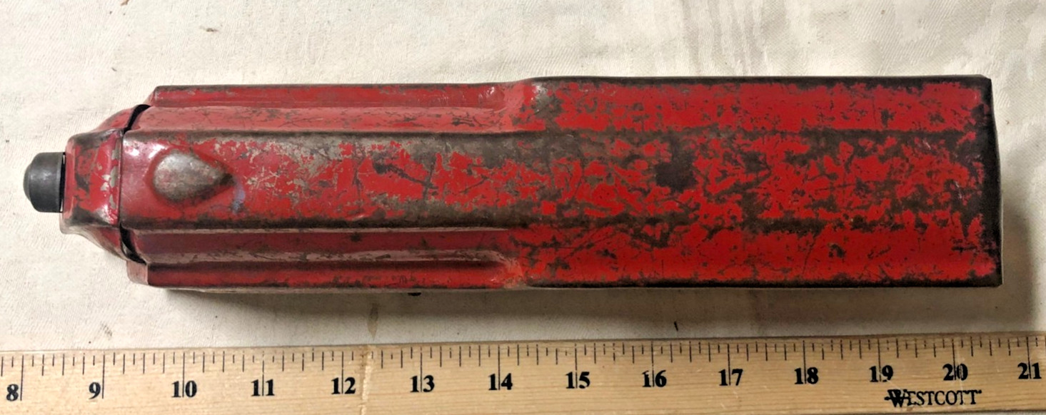 Marx Lumar Lines Red Floortoy Train Engine Stamped Steel – complete (#2)