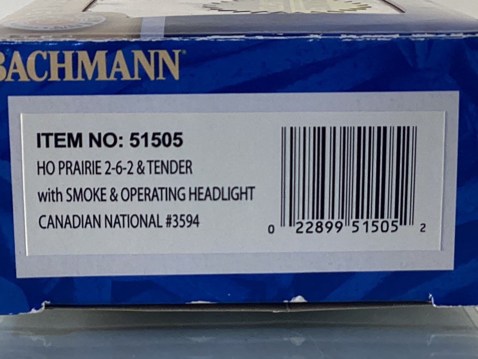 Bachmann HO 2-6-2 Canadian National Prairie w/ tender w/Smoke & Lighted